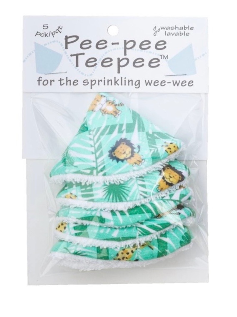 Beba Bean Pee-pee Teepee for Baby Boys - 5 Pack